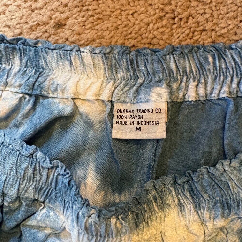 Dharma Trading Company Shibori Tie-Dye Pants M - Picture 3 of 5
